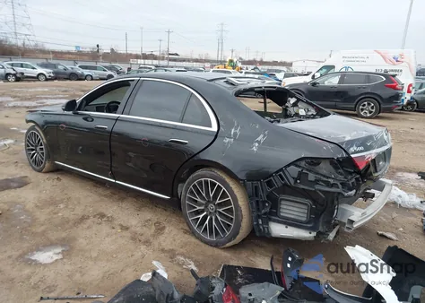 2022 Mercedes-Benz S 500 4Matic z USA, uszkodzony, nr VIN W1K6G6DB7NA165782